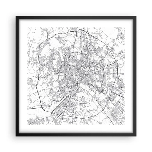 Plakát v černém rámu - Římský kruh - 50x50 cm