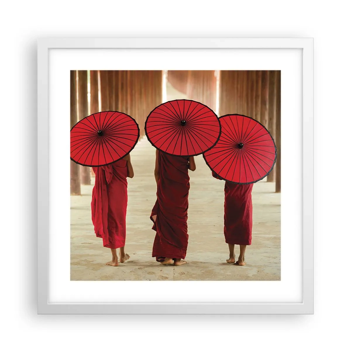 Plakát v bílém rámu - Na cestě do Čisté říše - 40x40 cm