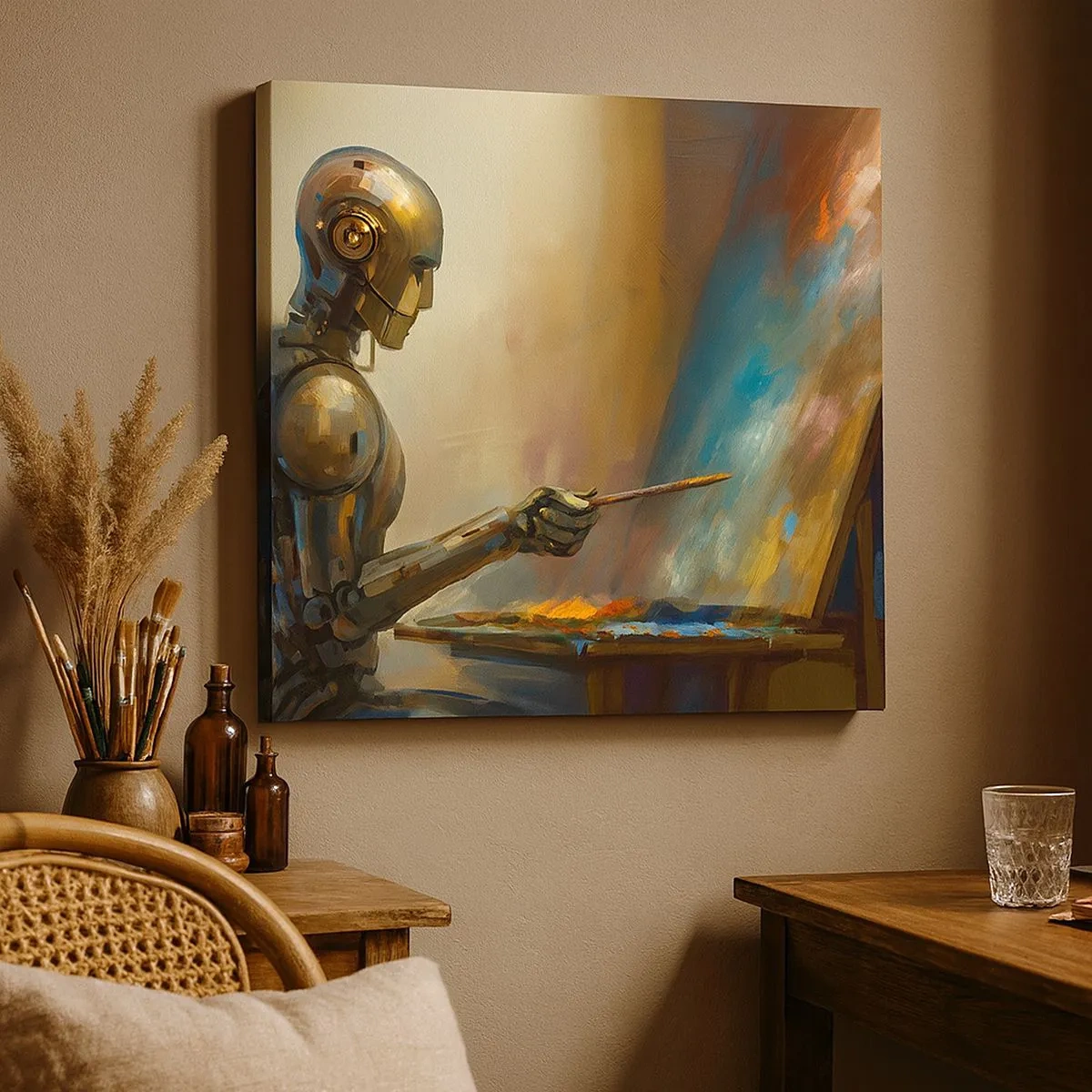 Obraz na plátně - Umění budoucnosti - 30x30 cm