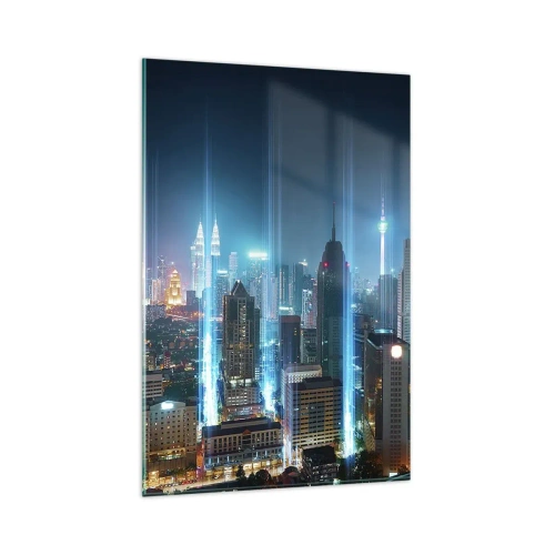 Obraz na skle - Berlinským způsobem do nebe - 80x120 cm