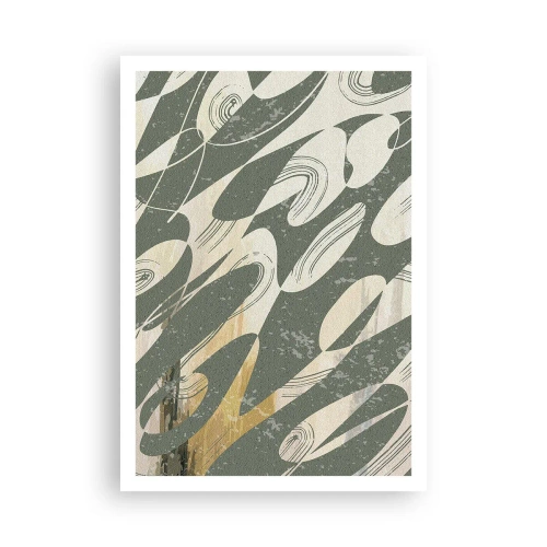 Plakát - Rytmizovaná abstrakce - 70x100 cm