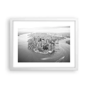 Plakát v bílém rámu - Jak nemilovat? - 40x30 cm