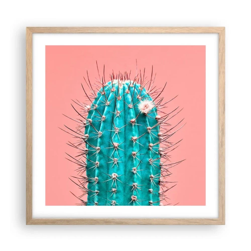 Plakát v rámu světlý dub - Jen koukej - 50x50 cm