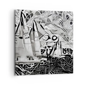 Obraz na plátně - Mezi vlnami - 50x50 cm