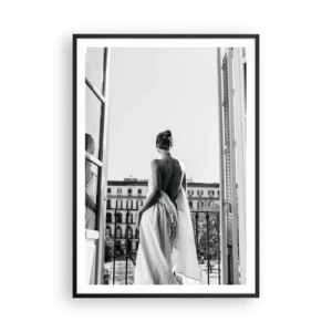 Plakát v černém rámu - Probuzení smyslů - 70x100 cm