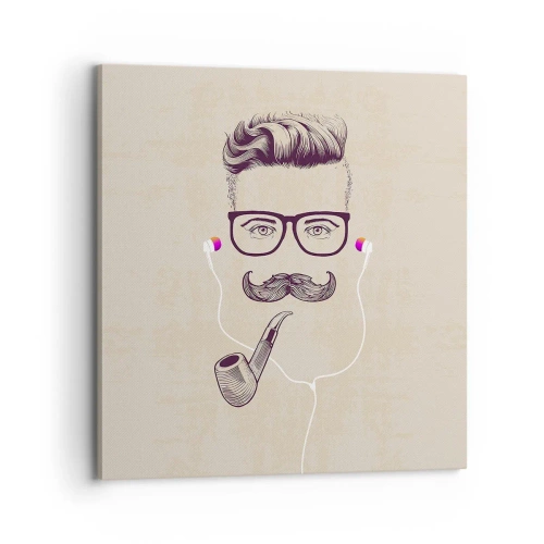 Obraz na plátně - Skutečný muž? - 70x70 cm