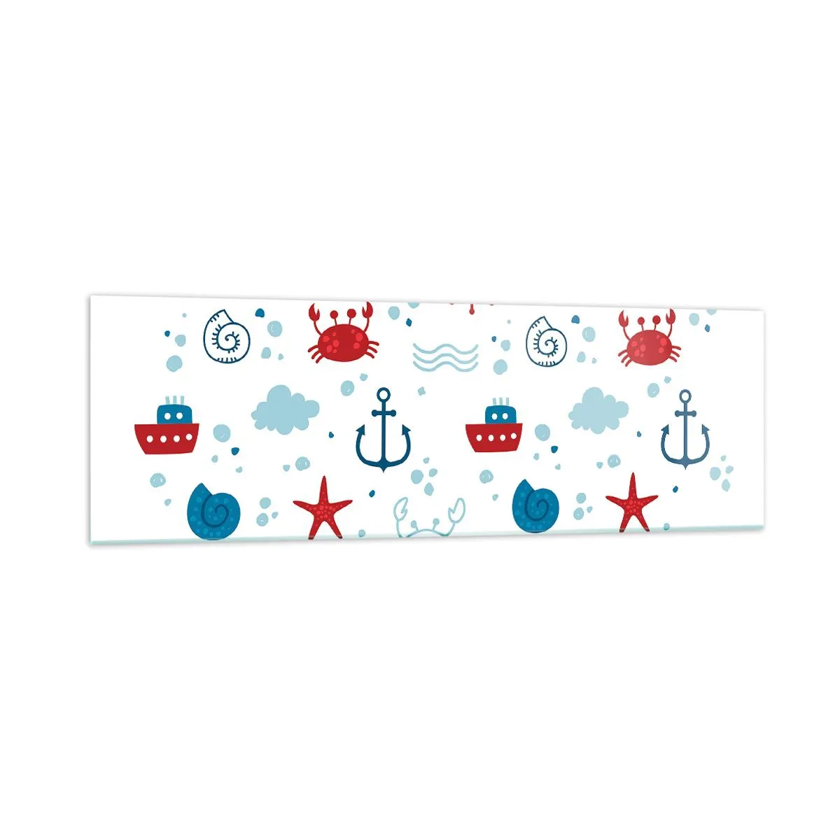 Obraz na skle - Mořská pohádka - 160x50 cm