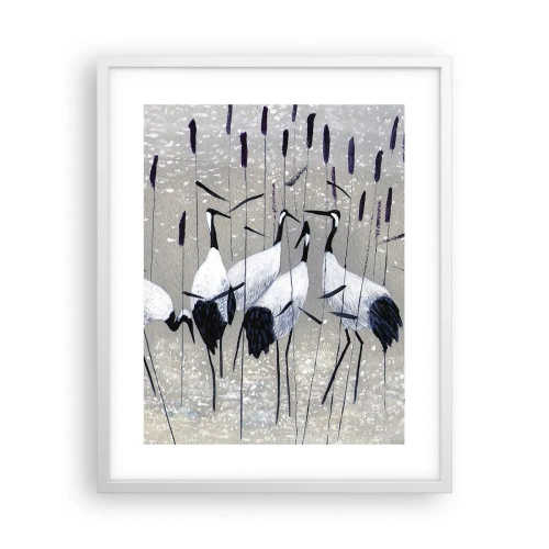 Plakát v bílém rámu - Mezi svými - 40x50 cm