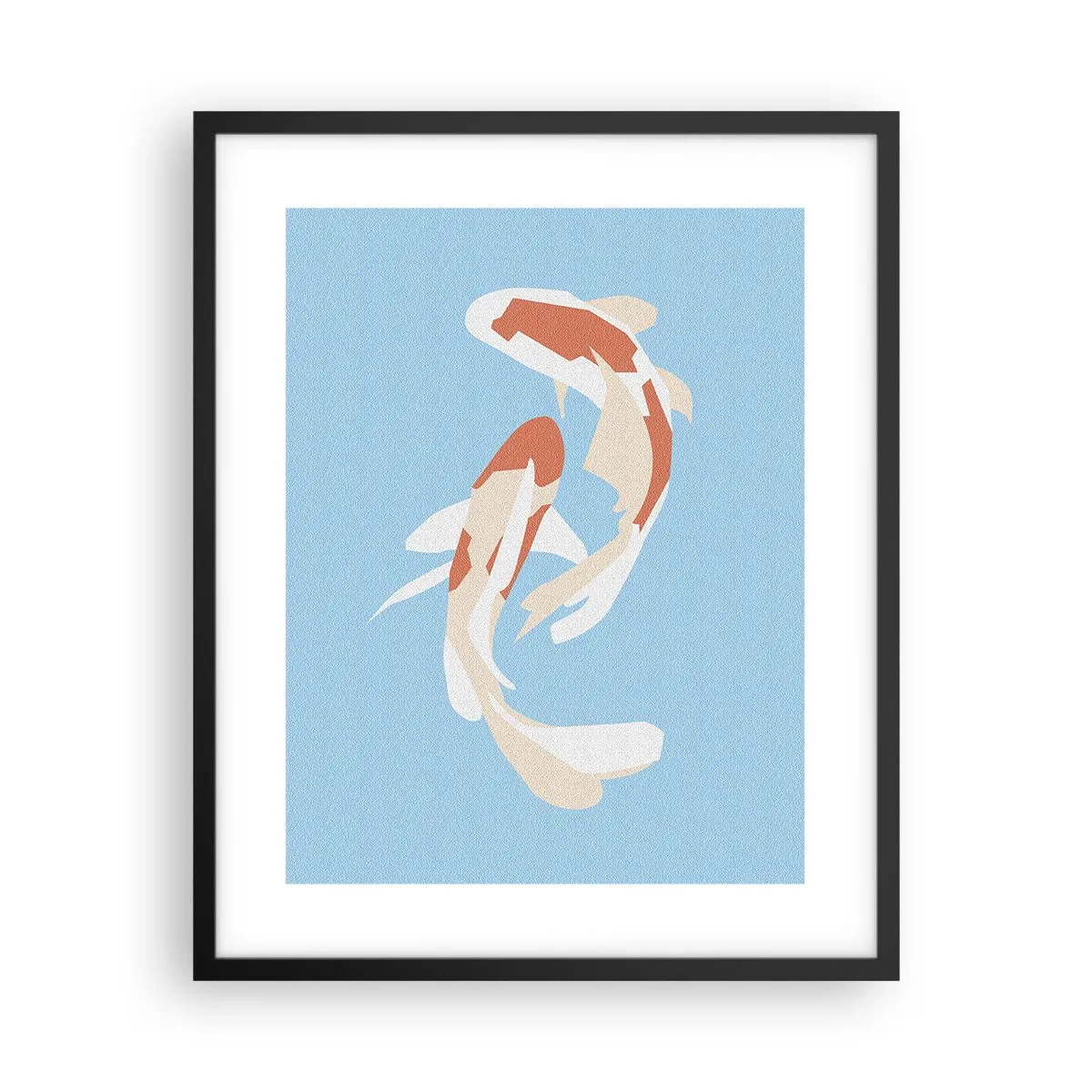 Plakát v černém rámu - Spontánní synchronizované plavání - 40x50 cm