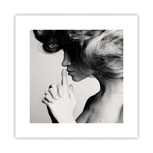 Plakát - Zahleděná do sebe - 30x30 cm