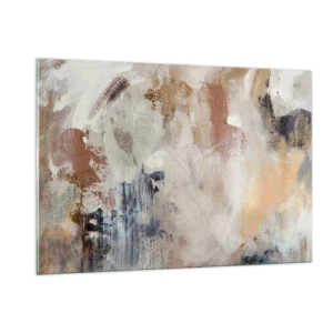Obraz na skle - Mlhavá abstrakce - 120x80 cm