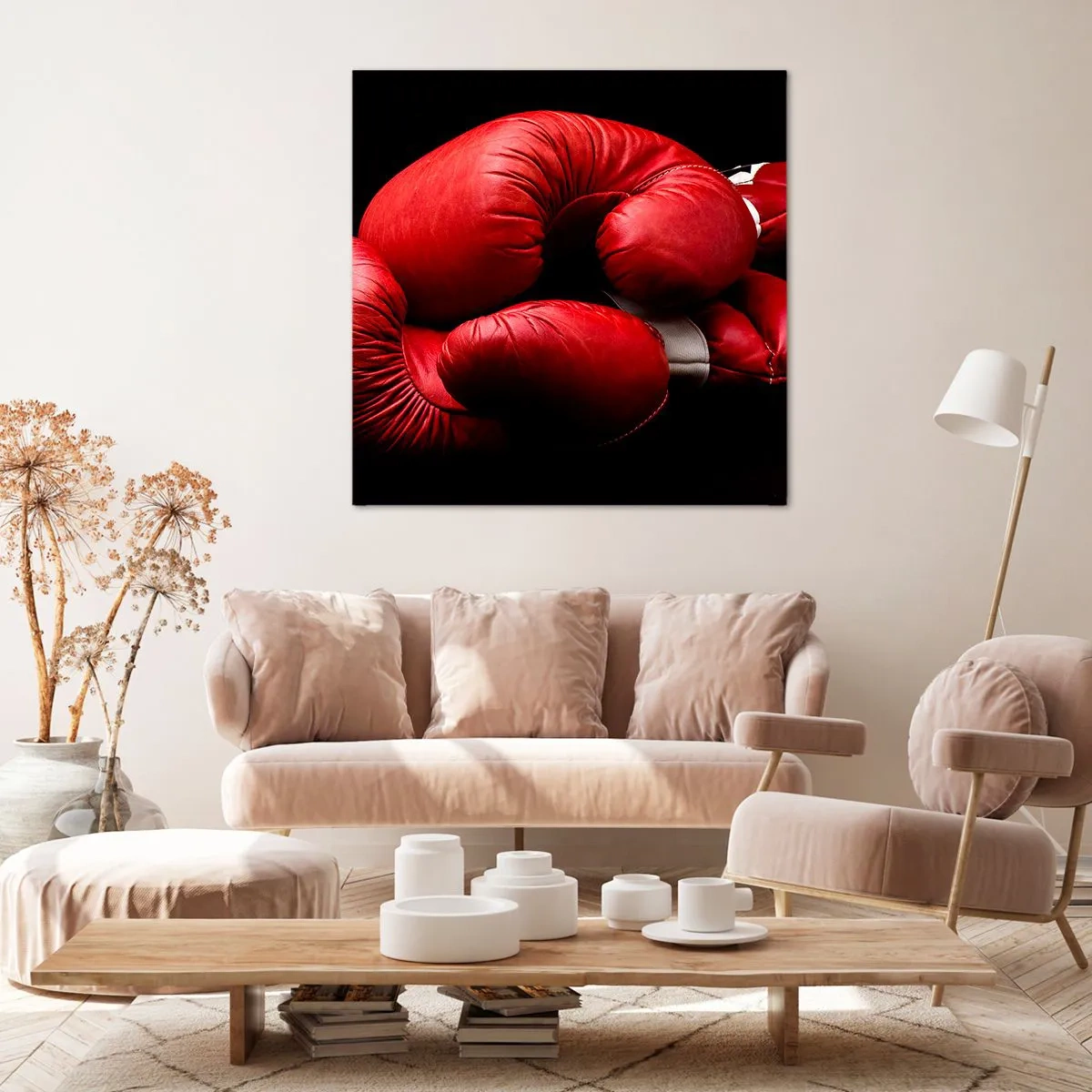 Obraz na plátně - Emoce války za námi - 70x70 cm