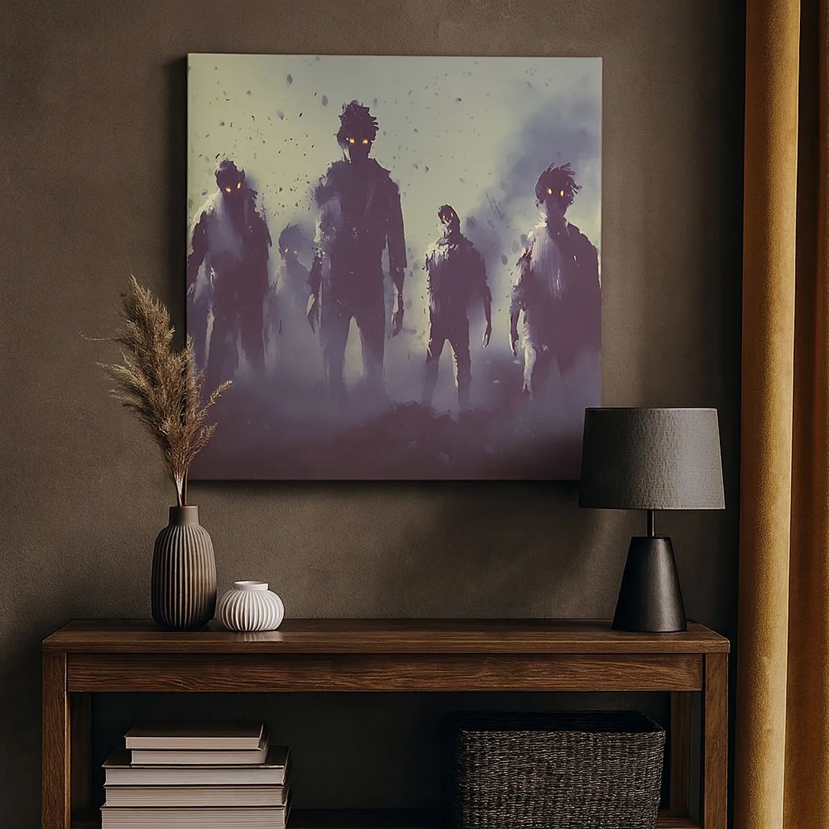 Obraz na plátně - Dávej pozor! Přicházejí - 30x30 cm