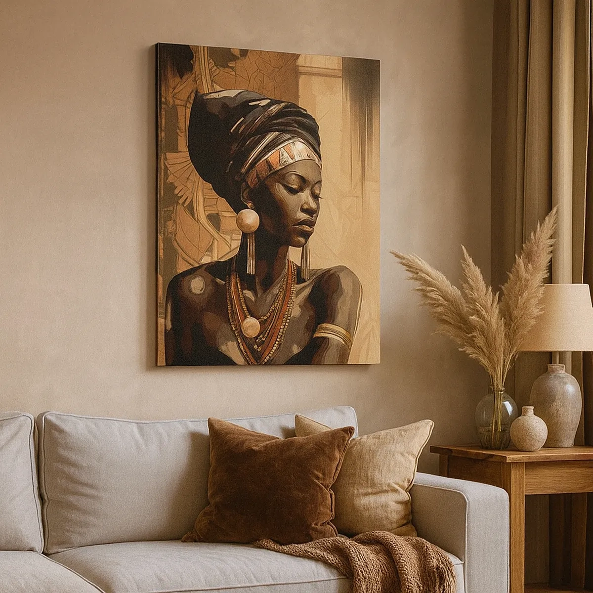 Obraz na plátně - Africký majestát - 50x70 cm