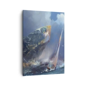 Obraz na plátně - Kdo má odvahu, vyhrává - 50x70 cm