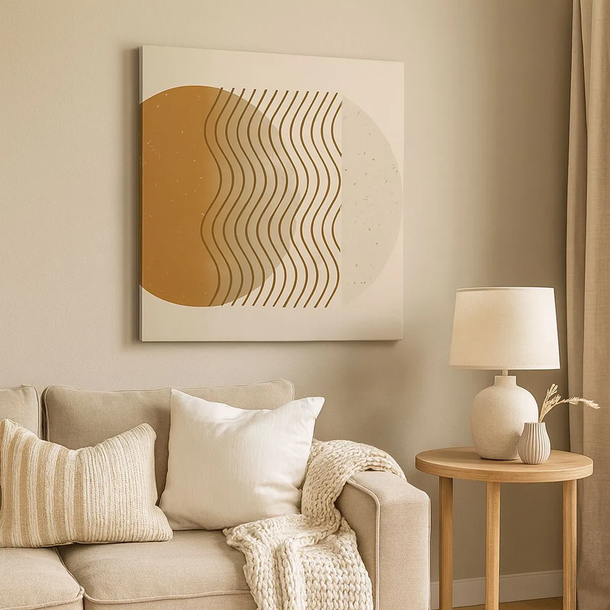 Obraz na plátně - O původu geometrických obrazců - 30x30 cm