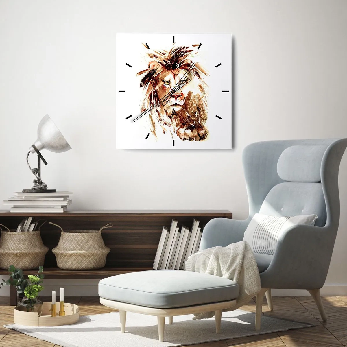 Nástěnné hodiny - Síla a důstojnost - 30x30 cm