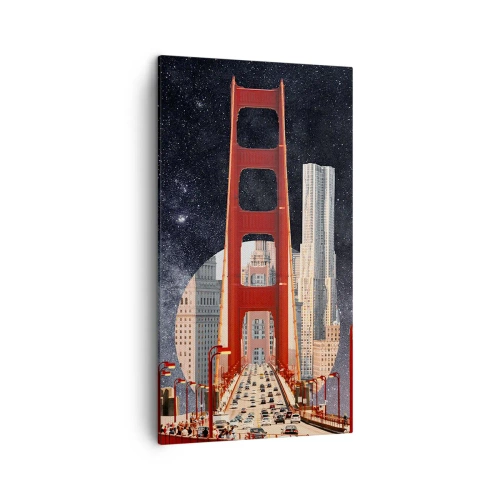 Obraz na plátně - Vždy uprostřed - 45x80 cm