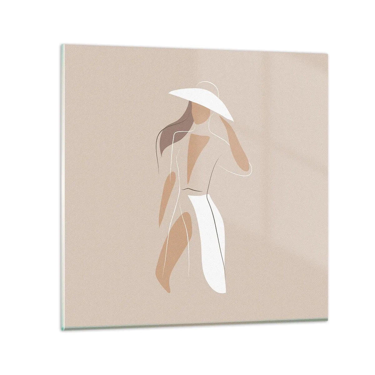 Obraz na skle - Móda je zábava - 40x40 cm