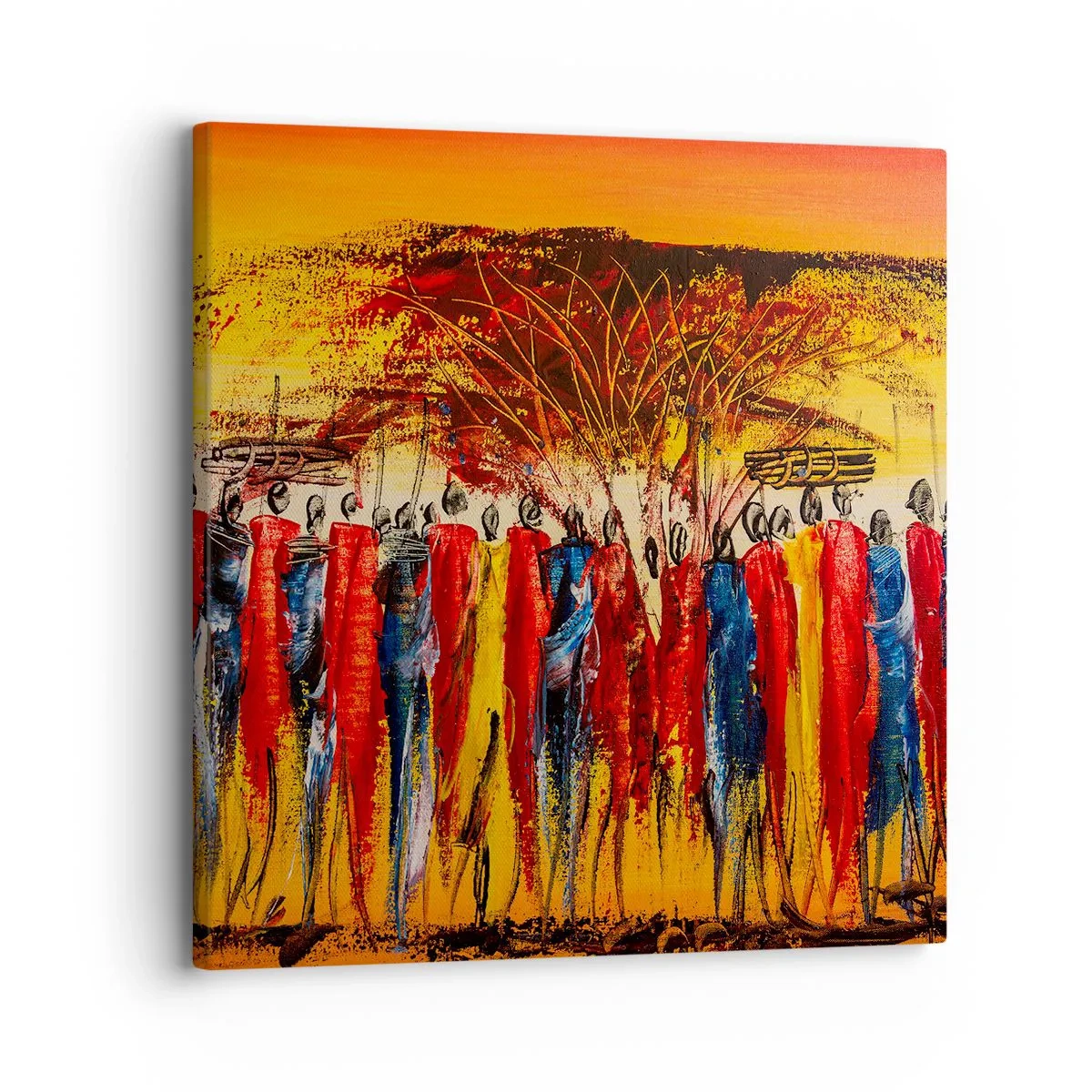 Obraz na plátně - Tam, tam, tam, tam jdou - 30x30 cm
