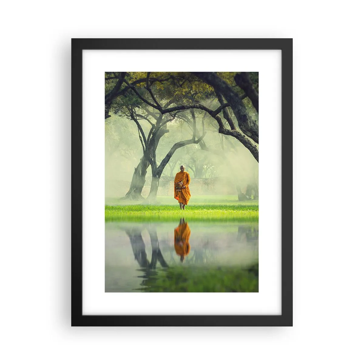 Plakát v černém rámu - Na cestě k osvícení - 30x40 cm