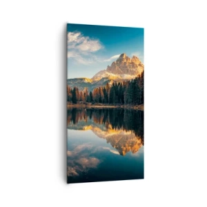 Obraz na plátně - Dvojitá krajina - 65x120 cm