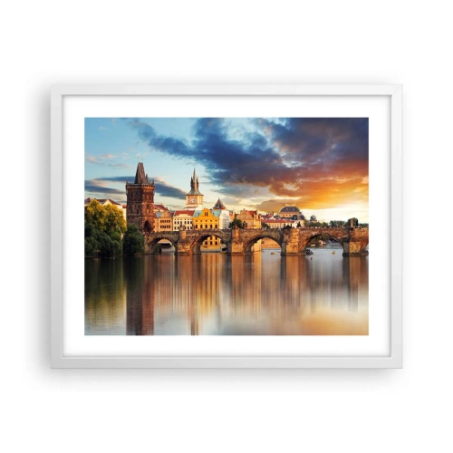 Plakát v bílém rámu - Krásná od pradávna - 50x40 cm