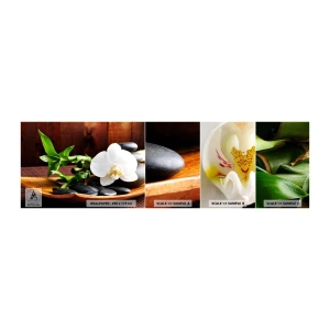 Vzor Fototapety Samolepicí Deluxe Sticker - Oddejte se doteku přírody - Květiny, Orchidej, Orchidej - 100x30 cm