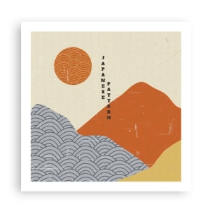 Plakát - V japonském duchu - 60x60 cm