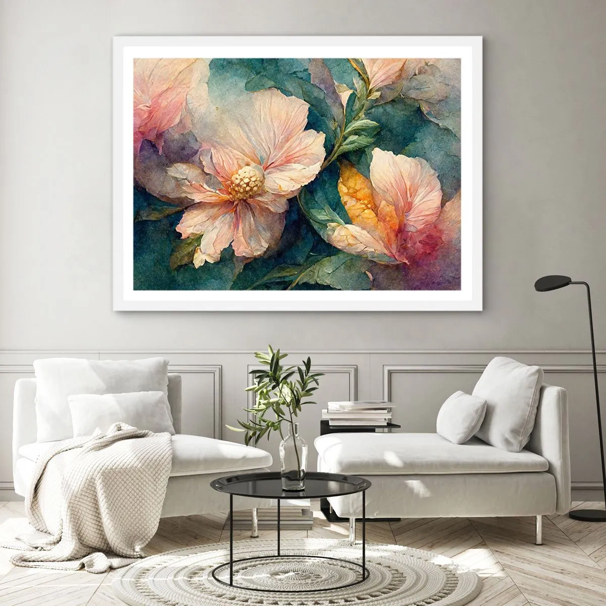 Plakát v bílém rámu - Čirá subtilnost - 70x50 cm