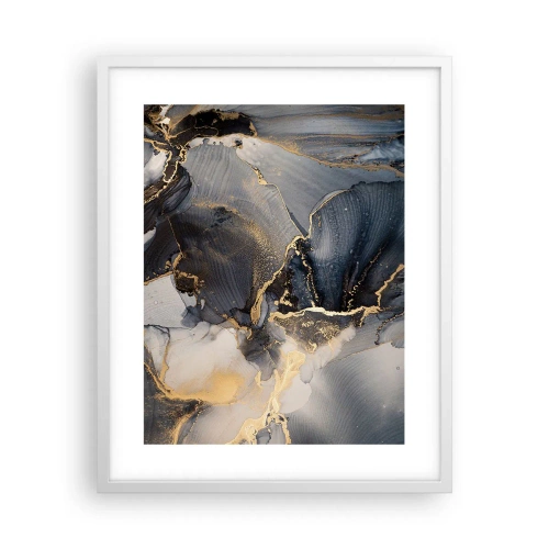 Plakát v bílém rámu - Život kamene - 40x50 cm