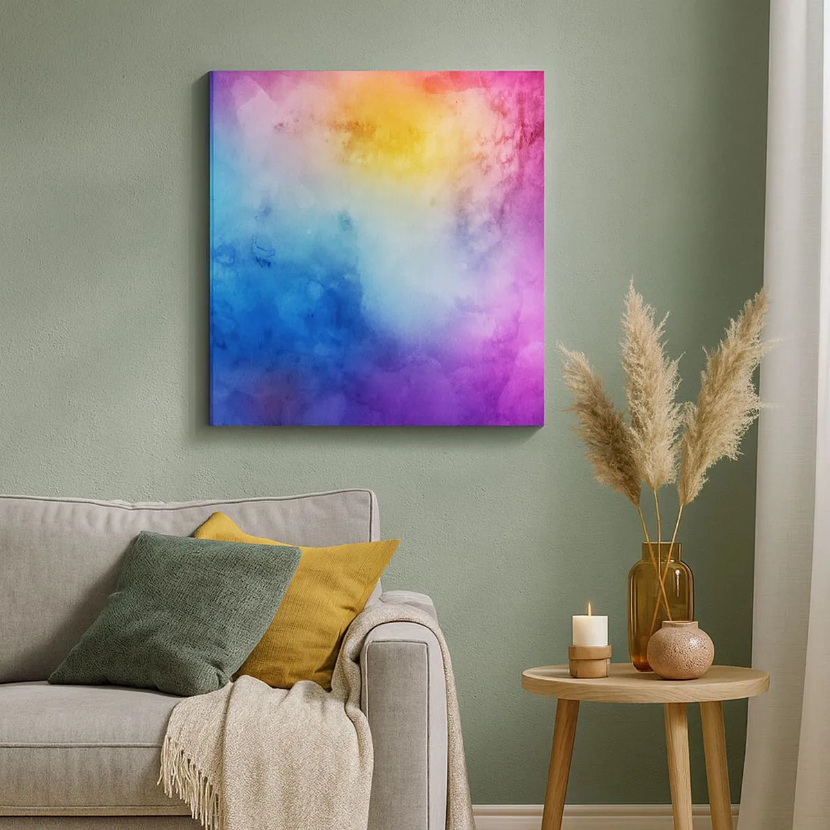 Obraz na plátně - Téměř v sedmém nebi - 30x30 cm