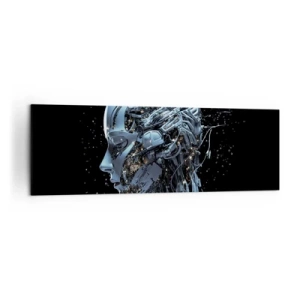 Obraz na plátně - Technologie je žena - 160x50 cm