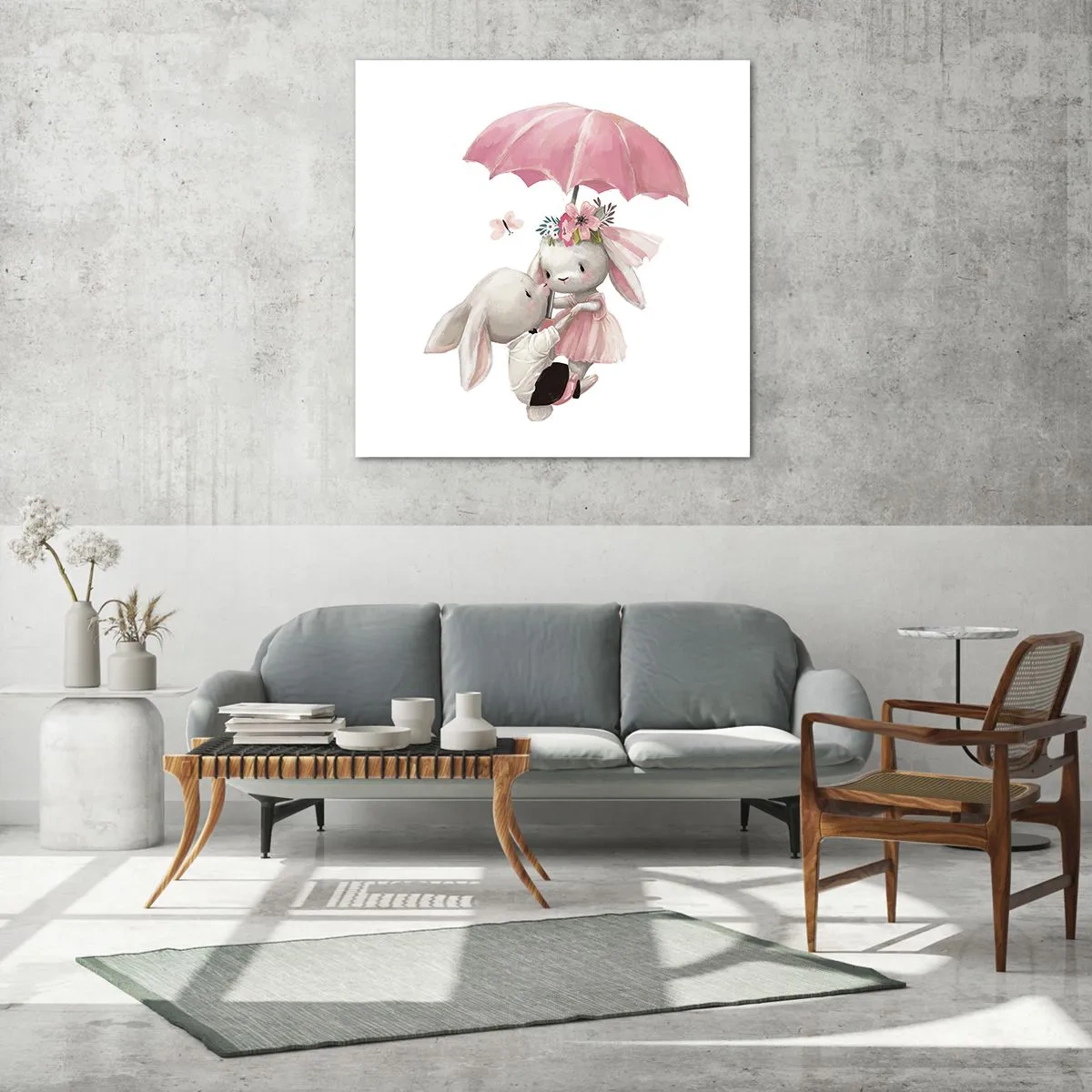 Obraz na skle - To je láska - 50x50 cm