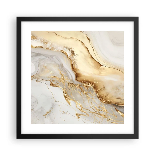 Plakát v černém rámu - Abstrakce: krása a dobro - 40x40 cm