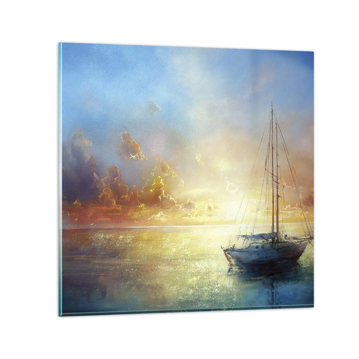 Obraz na skle - Ve zlatém zálivu - 60x60 cm