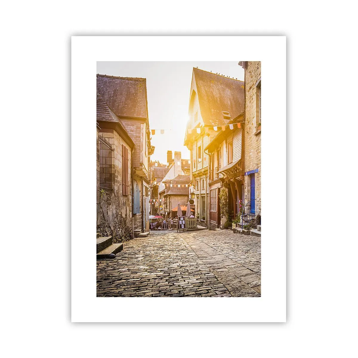 Plakát - Bílý duch městečka - 30x40 cm