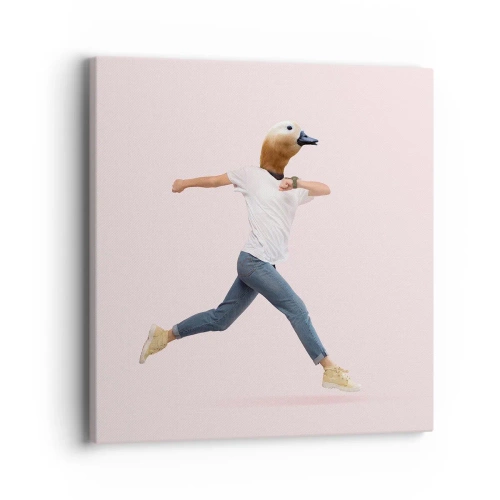 Obraz na plátně - Špetka absurdity - 40x40 cm