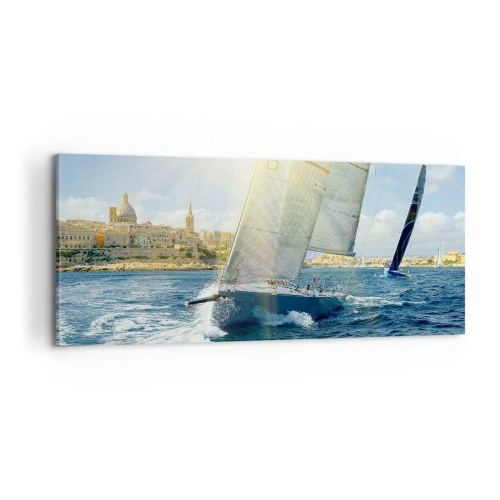 Obraz na plátně - Čas odjet z města - 100x40 cm