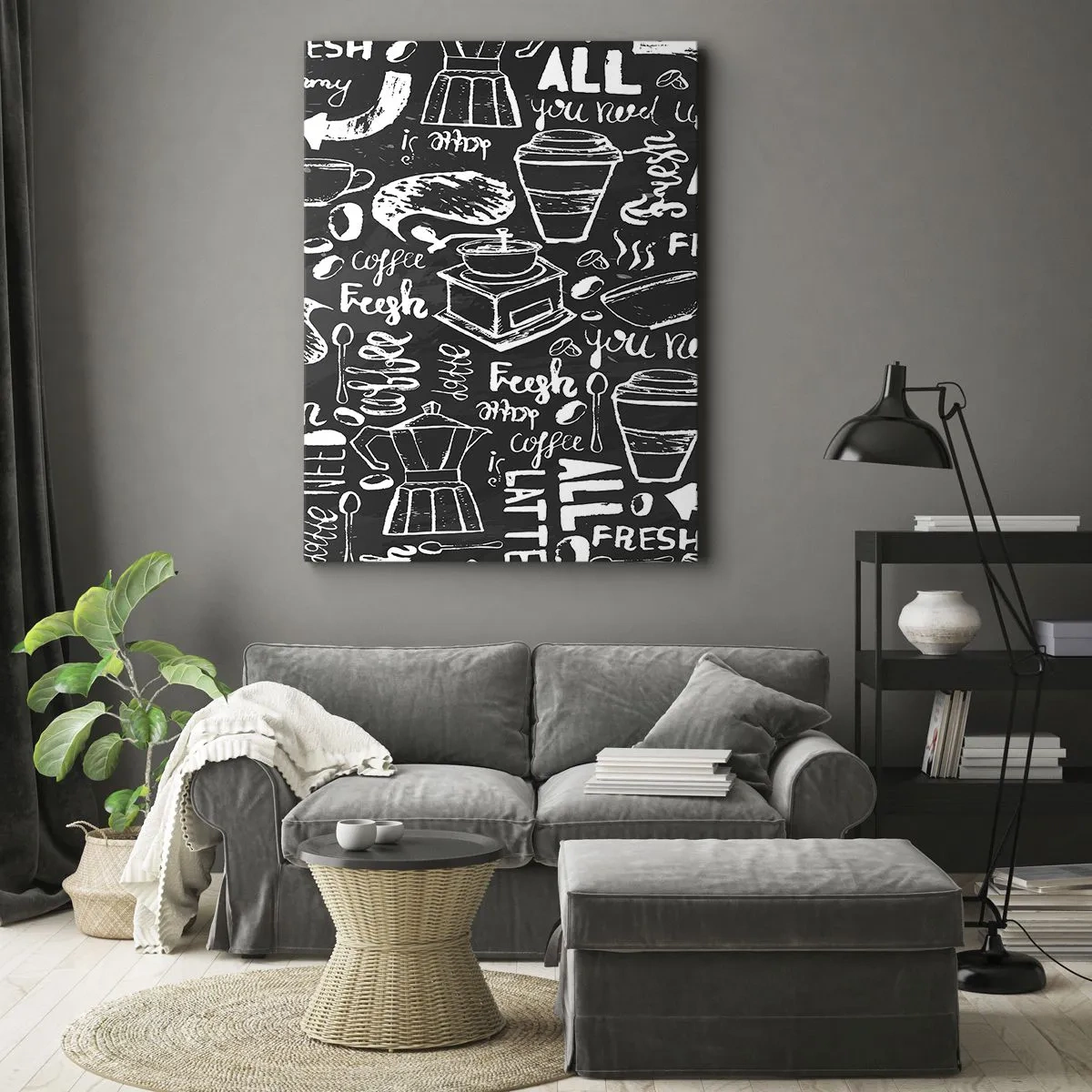 Obraz na plátně - All you need is… - 45x80 cm