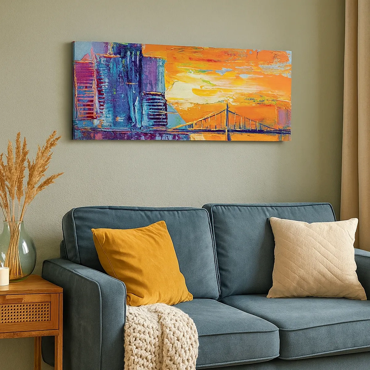 Obraz na plátně - Kultura a příroda - 30x30 cm