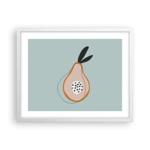 Plakát v bílém rámu - Pronikání do podstaty věcí - 50x40 cm