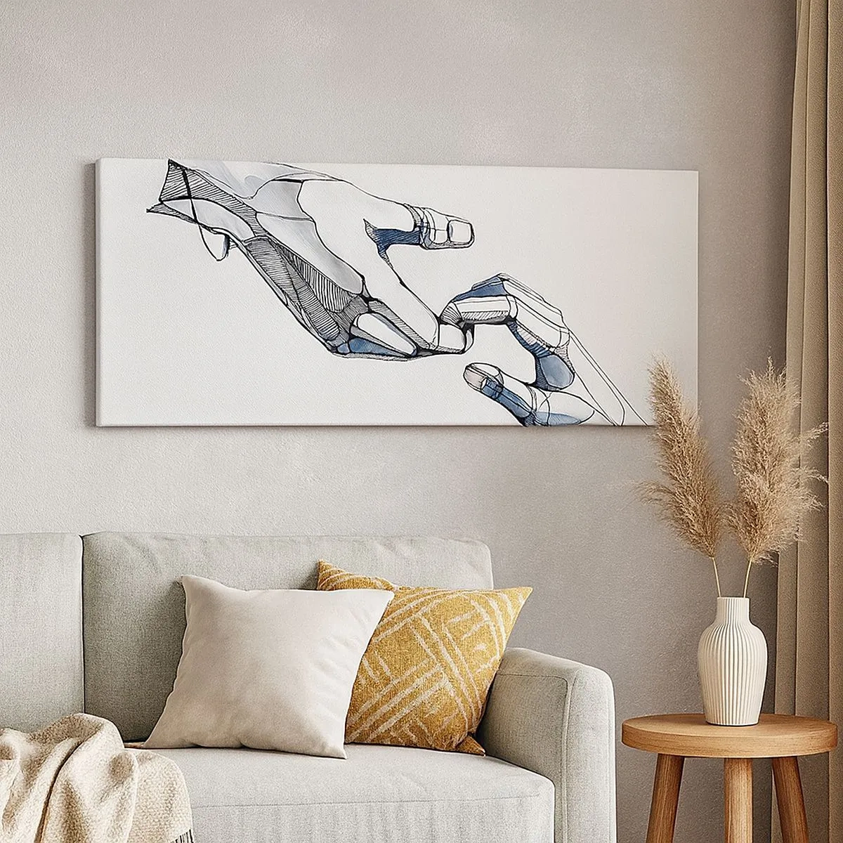 Obraz na plátně - Dobré gesto - 100x40 cm