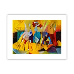 Plakát - Slunce - život - radost - 40x30 cm