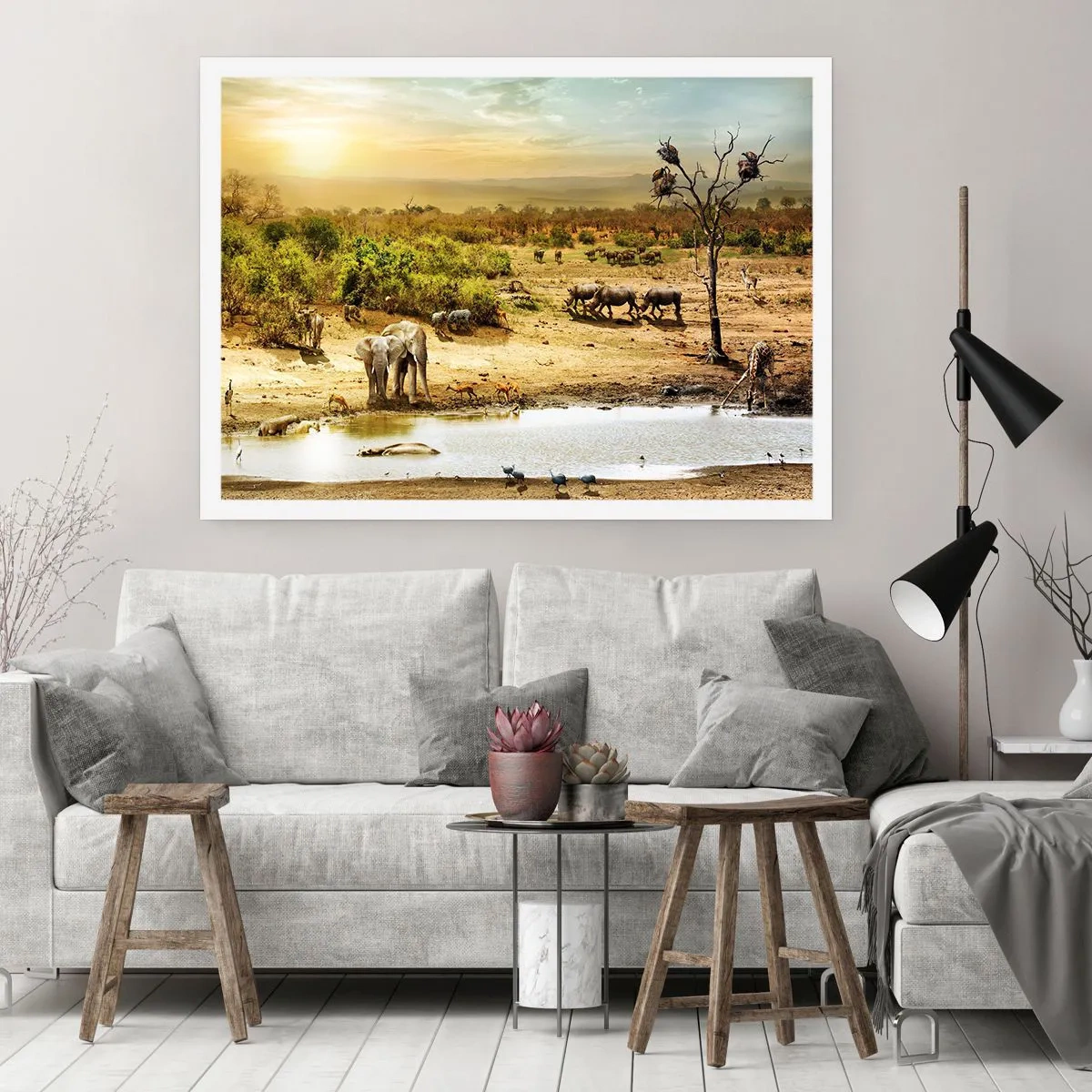 Plakát - „Z ráje opět pramenila řeka…“ - 40x30 cm