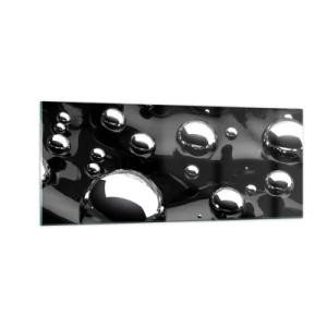 Obraz na skle - Z černé tůně - 100x40 cm