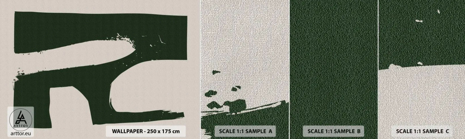 Vzor Fototapety Premium Canvas - Zálivy v bílem - Boho, Minimalismus, Tvar - 100x30 cm