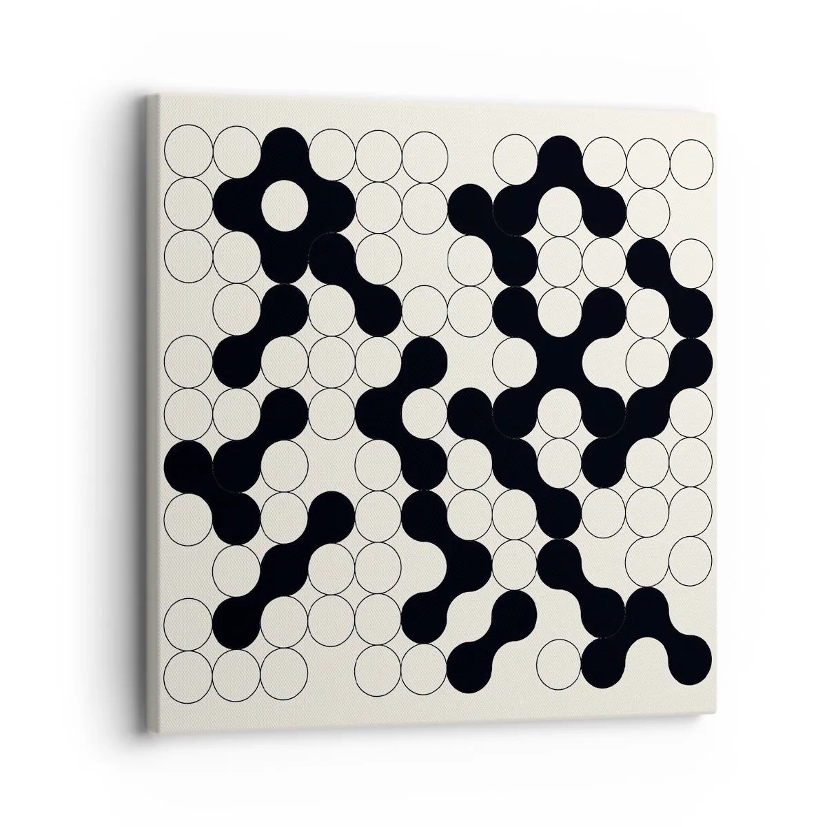 Obraz na plátně - Čínská hra – variace - 30x30 cm