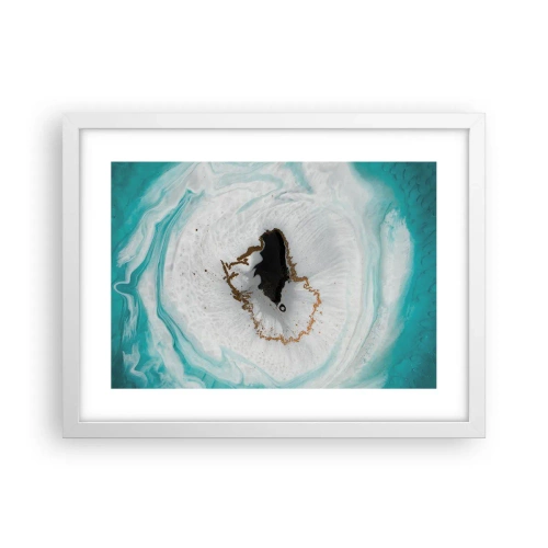 Plakát v bílém rámu - Proniknout dovnitř - 40x30 cm