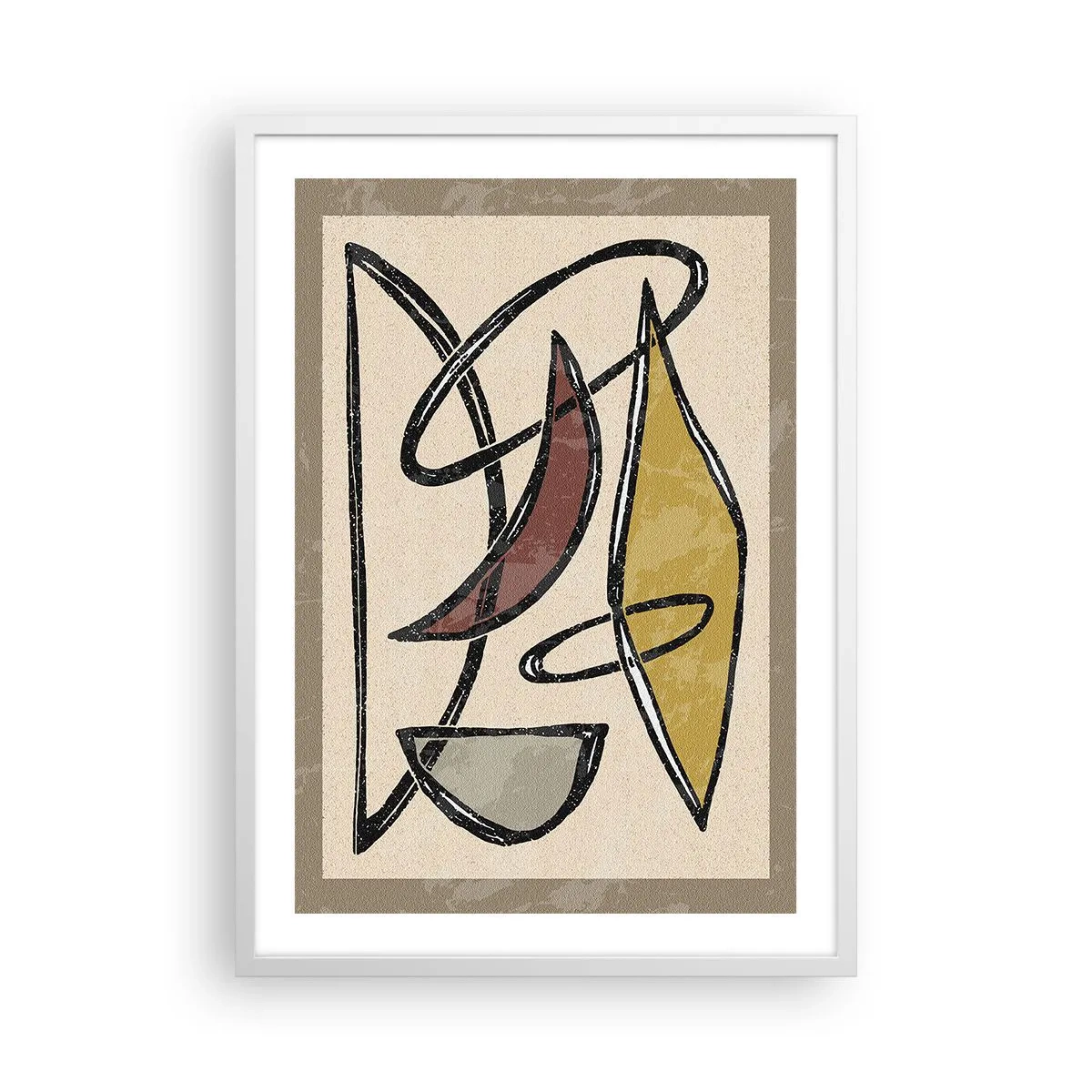 Plakát v bílém rámu - Svisle a vodorovně - 50x70 cm